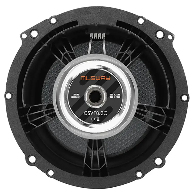 Musway CSVT8.2C Høyttalersett T5/T6 8", 100W RMS, VW T5/T6 Komponentsett 