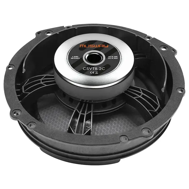 Musway CSVT8.2C Høyttalersett T5/T6 8", 100W RMS, VW T5/T6 Komponentsett 