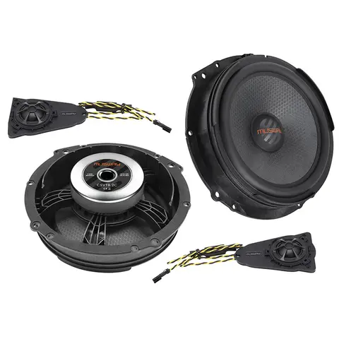 Musway CSVT8.2C Høyttalersett T5/T6 8", 100W RMS, VW T5/T6 Komponentsett
