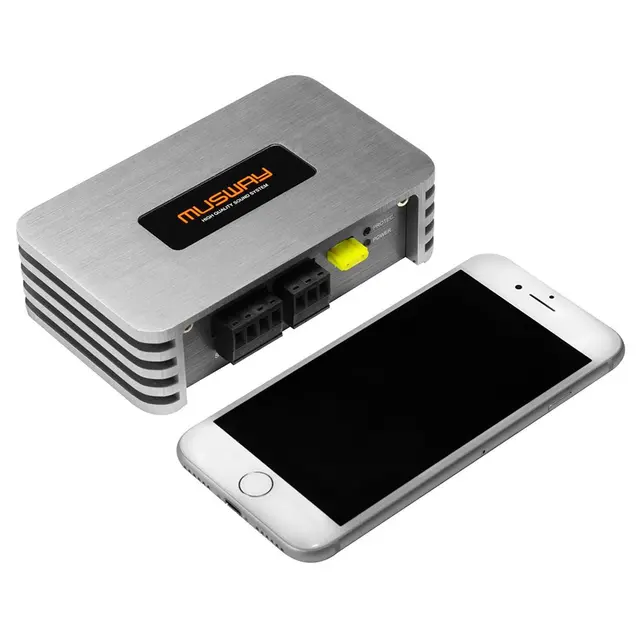 Musway P2 2-kanals forsterker 2x105W RMS i 2 Ohm 