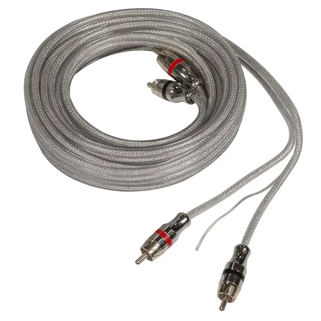 Musway RCA signalkabel, 3 meter 3 Meter. Dobbelskjermet. OFC 