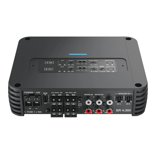 Audison SR4.300 4-kanals forsterker 4x130W i 2 Ohm 