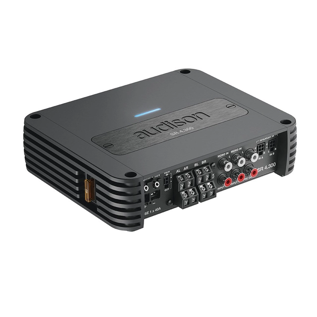 Audison SR4.300 4-kanals forsterker 4x130W i 2 Ohm 
