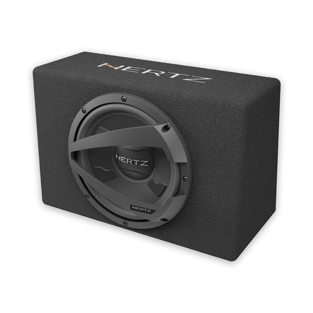 Hertz DBX30.3 basskasse 12" i kasse, 250W RMS, 4 Ohm 