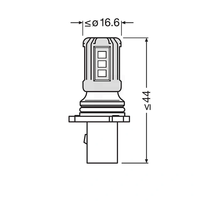 Osram LEDriving P13W LED kjørelys P13W kjørelys, LED, 6000k 