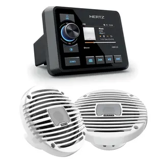 Hertz HMR20D &amp; HEX65MW Pakke med spiller og høyttalere