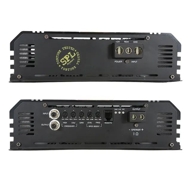 Ground Zero GZCA 1500.M1 monoforsterker 1350W RMS, 1 Ohm, SPL, Kl.D, Fulltone 
