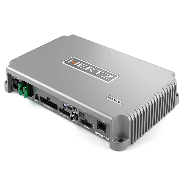 Hertz HMD 8 DSP 8-kanals forsterker, DSP Marine, 8x130W i 2 Ohm 
