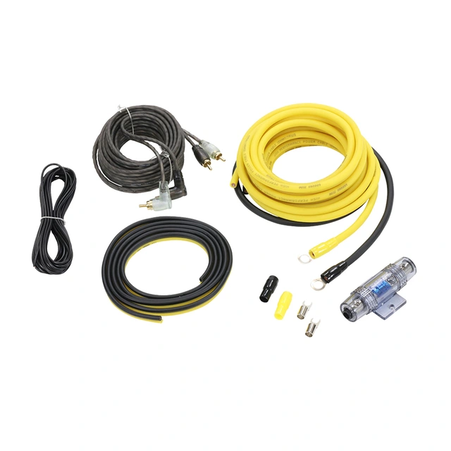 Ground Zero basspakke 2x12", forsterker, kabelsett 