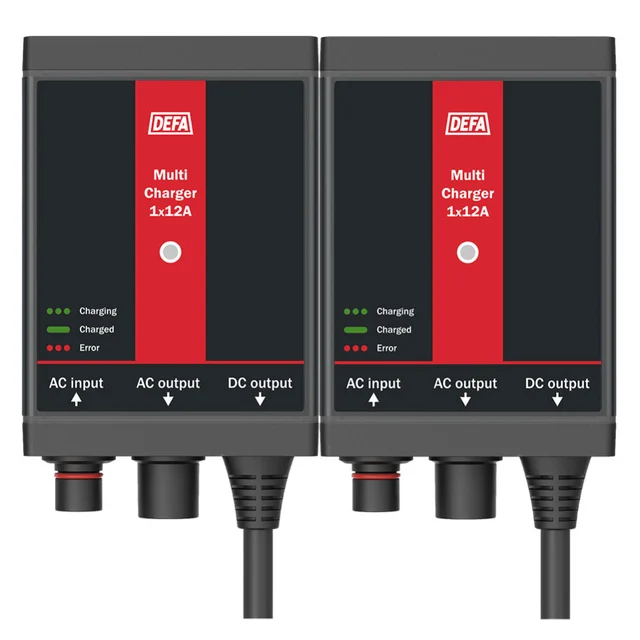 DEFA MultiCharger batterilader 2x12A 2 x 12A 