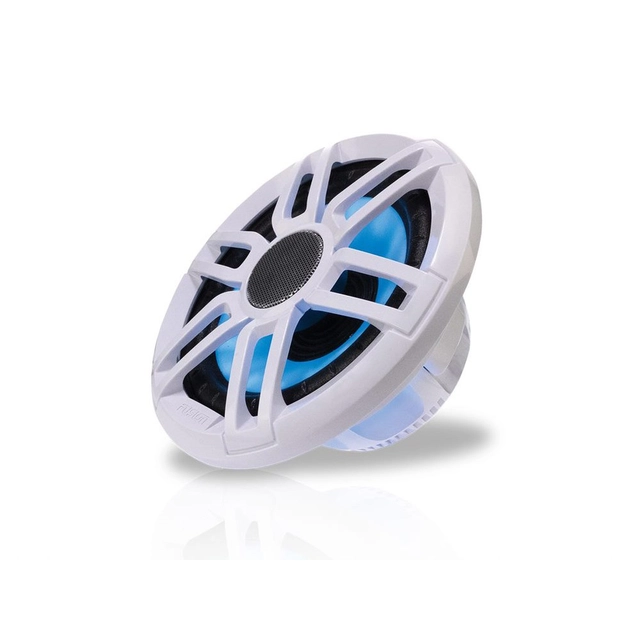 Fusion XS-FL65SPGW høyttalerpar 6.5", vanntett, sort og hvit, RGB LED 