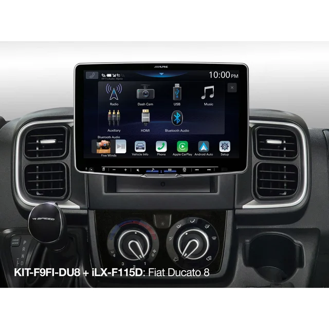 Alpine KIT-F9FI-DU8 monteringssett Ducato/Jumper/Boxer/Movano (2022->) 