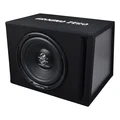 Ground Zero GZIB 25BR basskasse 10" i kasse, 250W RMS, 4 Ohm