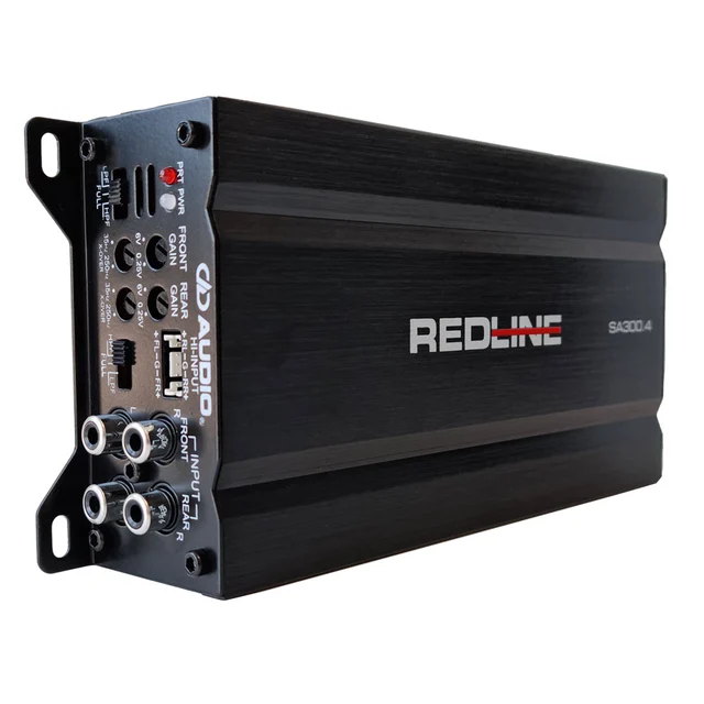 DD Audio SA300.4 4-kanals forsterker 4 x 75W RMS i 2 Ohm, Klasse D. 