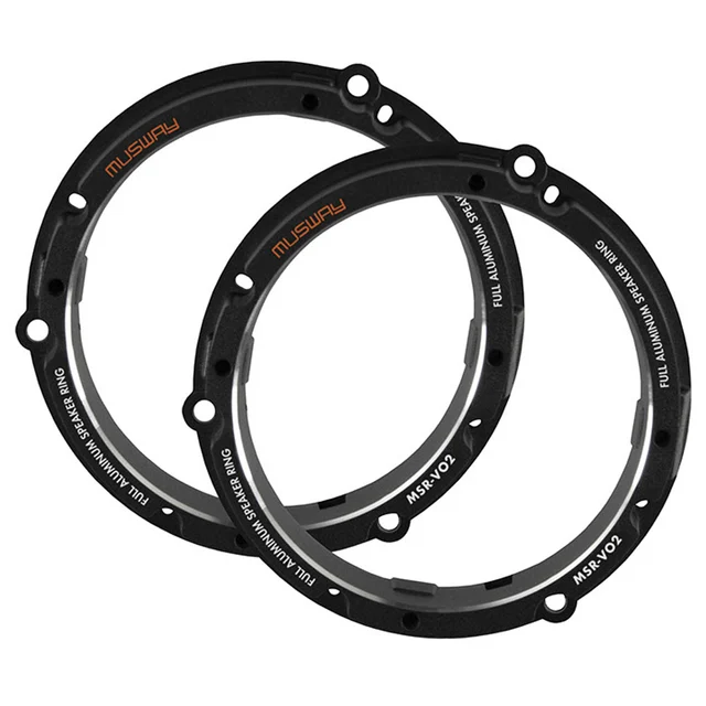 Høyttaleradaptere aluminium (6,5") VW/Seat/Skoda (1997 -->) 