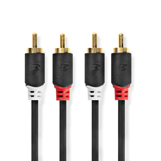 RCA signalkabel 10 meter 10 Meter, Skjermet 