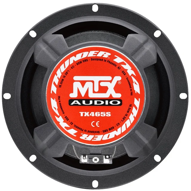 MTX Audio TX465S - komponentsett 6,5" 25mm Silkedome 80/320W 4ohm 