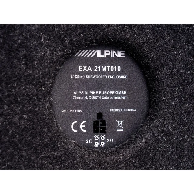 Alpine SWC-W84S907 subwoofer Spesialtilpasset MB Sprinter 