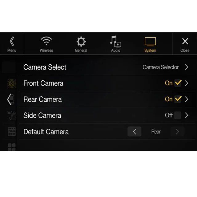 Alpine KCX-C250MC kameraswitch Front,bak & sidekamera switch for Alpine 