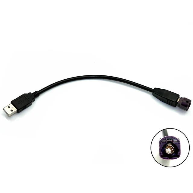 Connects2 Adapter for å beholde USB Mercedes (2007 -->) Lilla 