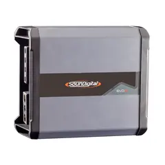SounDigital SD1200.2 EVO5 2x600W, 1Ohm. 2-kanaler