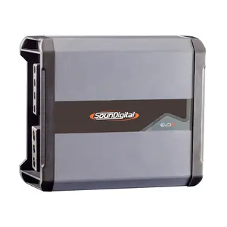 SounDigital SD1200.2 EVO5 2x600W, 1Ohm. 2-kanaler