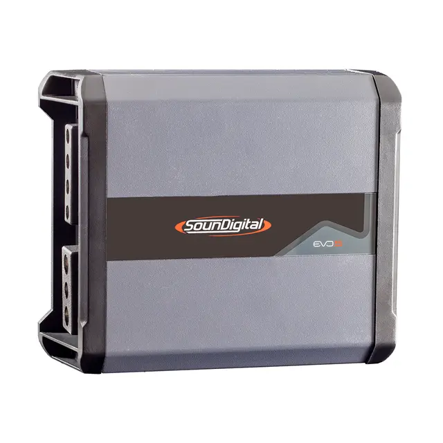 SounDigital SD1200.2 EVO5 2x600W, 1Ohm. 2-kanaler 