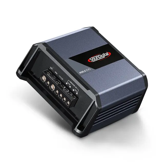 SounDigital SD400.2 EVO4 2 ohm 2x200W, 2Ohm, 2-kanaler 
