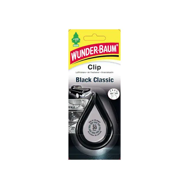 Wunder-Baum clip black classic Clip black classic 