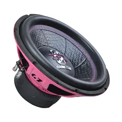 Ground Zero GZIW 12XSPL-D2 12" subwoofer 1000W SPL, 2x2 Ohm, KLIPPEL,Pink edition
