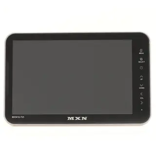 MXN 10-TVI 10,1" 3-kanals monitor HD 12/24V, opptil 3 kamera, HD
