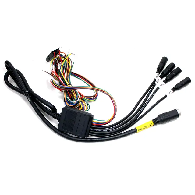 MXN 10Q-TVI 10,1" 4-kanals monitor HD 12/24V, opptil 4 kamera, HD 