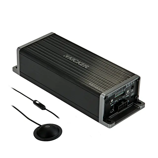 Kicker KEY200.4 Smart forsterker 4-kanals, Auto-EQ/Prosessor 