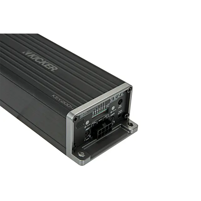 Kicker KEY200.4 Smart forsterker 4-kanals, Auto-EQ/Prosessor 