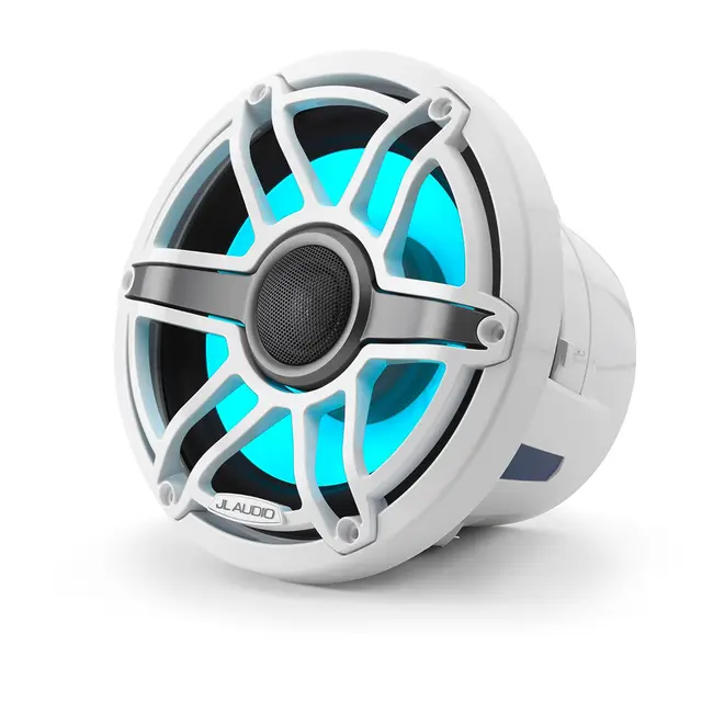 JL Audio M6-880X-S-GwGw-i (LED) 8,8" hvit sport grill, LED 