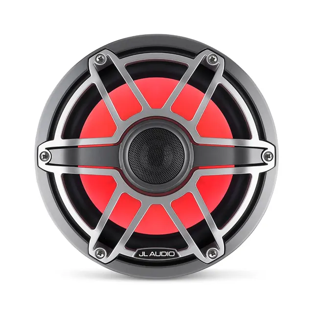 JL Audio M6-880X-S-GmTi-i (LED) 8,8" Titan sort grill, LED 