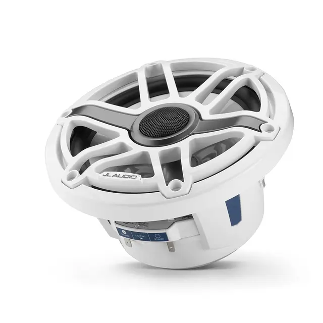 JL Audio M6-770X-S-GwGw-i høyttaler LED 7,7" hvit sportsgrill, LED 