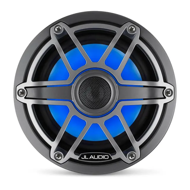 JL Audio M6-650X-S-GmTi-i  Marine høyt. 6,5" sportsgrill grå, LED 