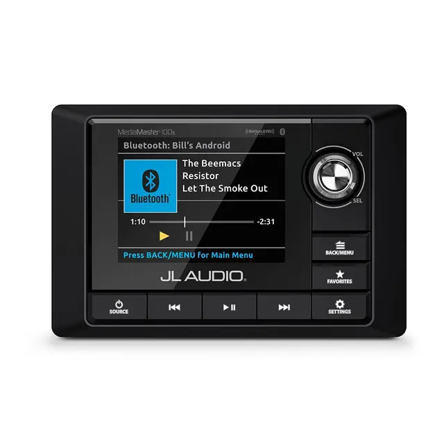 JL Audio Media Master MM105 DAB+ Mediakontroller for marine. 