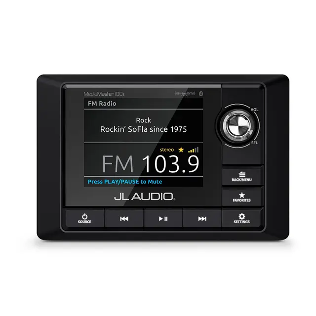 JL Audio Media Master MM105 DAB+ Mediakontroller for marine. 