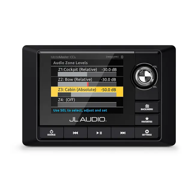 JL Audio Media Master MM105 DAB+ Mediakontroller for marine. 