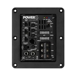 Musway POWER4 monoforsterker Terminalforsterker, 460W RMS i 4 Ohm