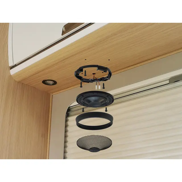 Alpine SPC-R100S Radial høyttaler 4" 45W RMS, 180W Maks, 360 grader lyd 