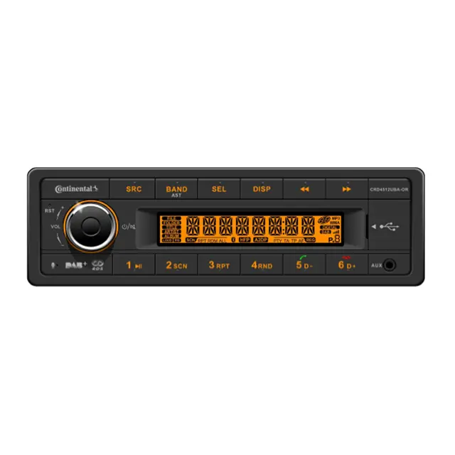 Continental CRD4512UBA–OR CAN-Bus, BT, DAB+, AUX, USB, shortbody 
