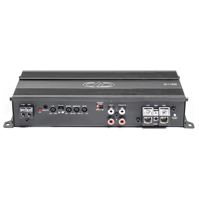 DD Audio D1100 monoforsterker 1100W RMS. Klasse D. 1 Ohm 