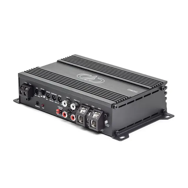 DD Audio D600 monoforsterker 600W RMS. Klasse D. 1 Ohm 