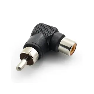 Ampire RCA vinkel, sort, 1 stk 1stk, RCA Vinkel