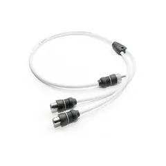 JL Audio XMD-WHTAICY-1M2F signalkabel 1 han - 2 hun Y-ledd