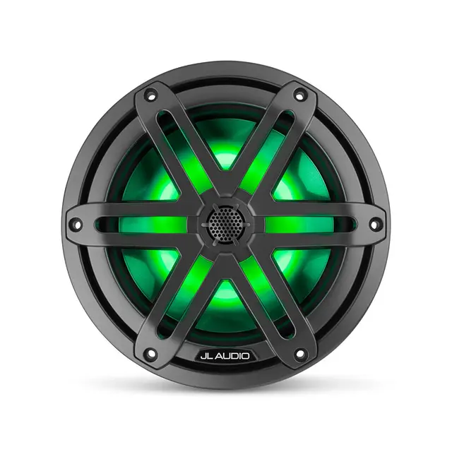 JL Audio M3-770X-S-Gm-i høyttalere (LED) 7,7" Sportsgrill grå, 70W RMS, 4 Ohm 