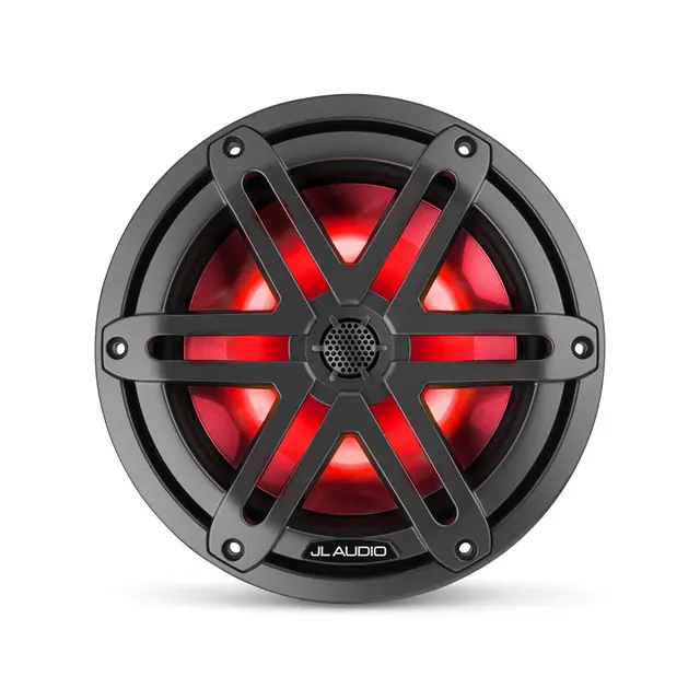 JL Audio M3-770X-S-Gm-i høyttalere (LED) 7,7" Sportsgrill grå, 70W RMS, 4 Ohm 